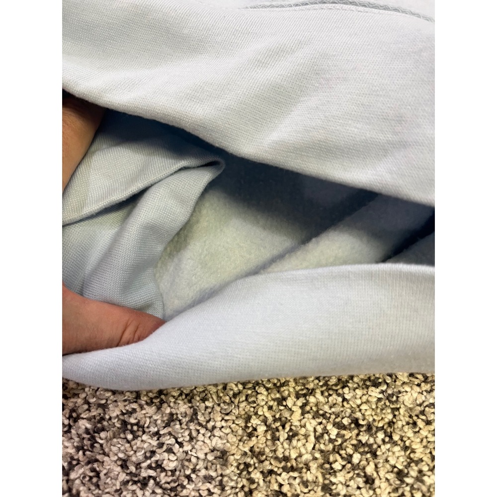 MV Sport Pro-Weave Crewneck Sweatshirt Medium Light Blue Wildcat Chenille Patch - Picture 9 of 11